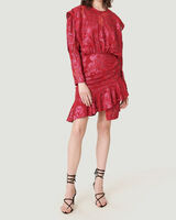 MURAI METALLIC LONG SLEEVE DRESS image number null